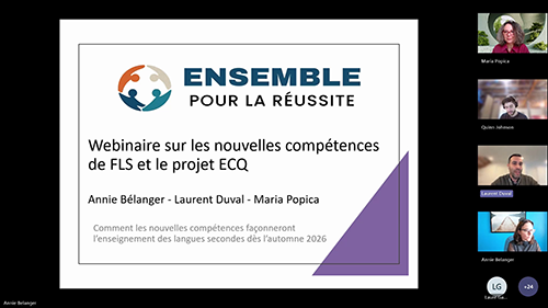 Webinaire FLS - Bélanger, Duval et Popica
